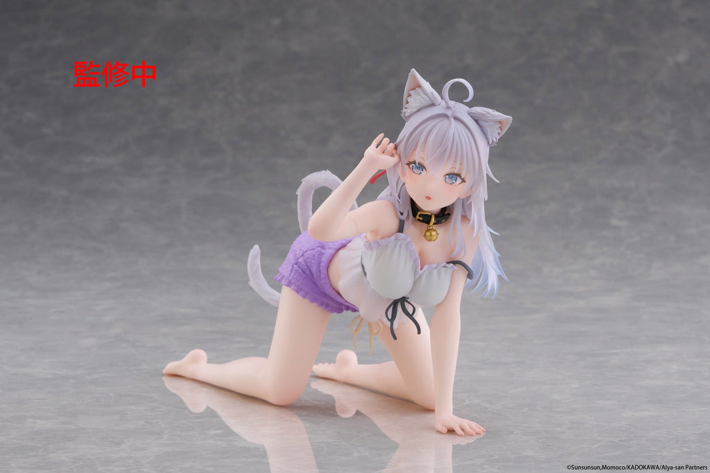 不時輕聲地以俄語遮羞的鄰座艾莉同學 Desktop Cute Figure 艾莉 貓耳居家服Ver.