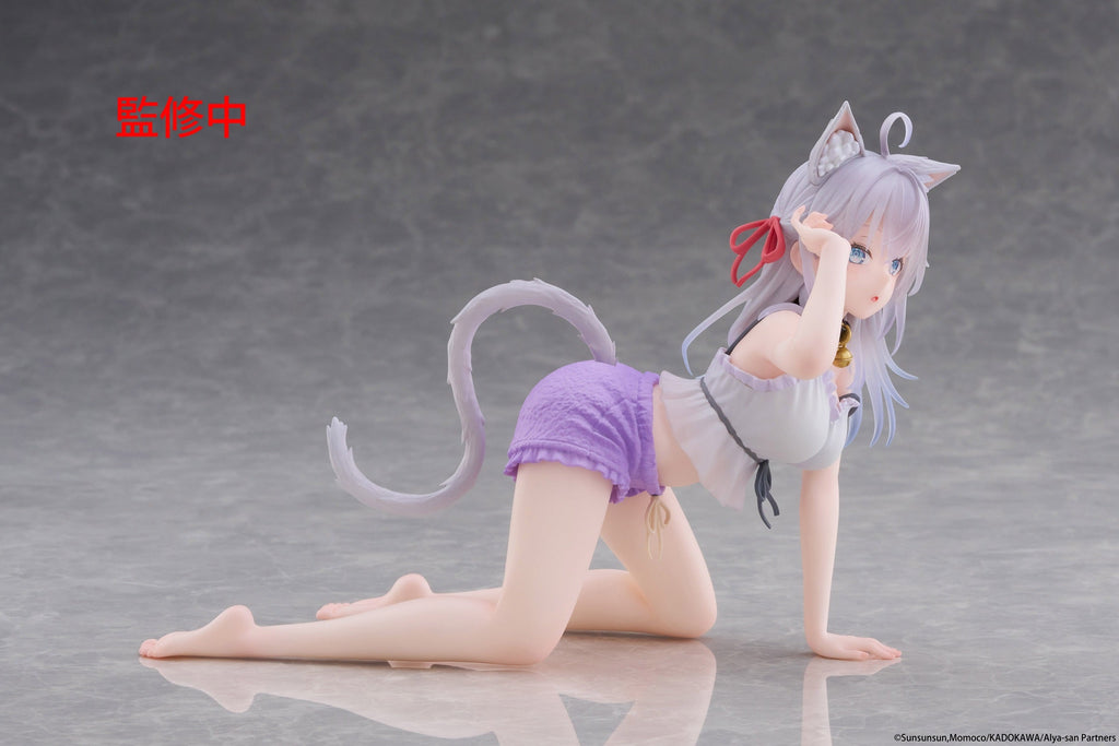 不時輕聲地以俄語遮羞的鄰座艾莉同學 Desktop Cute Figure 艾莉 貓耳居家服Ver.