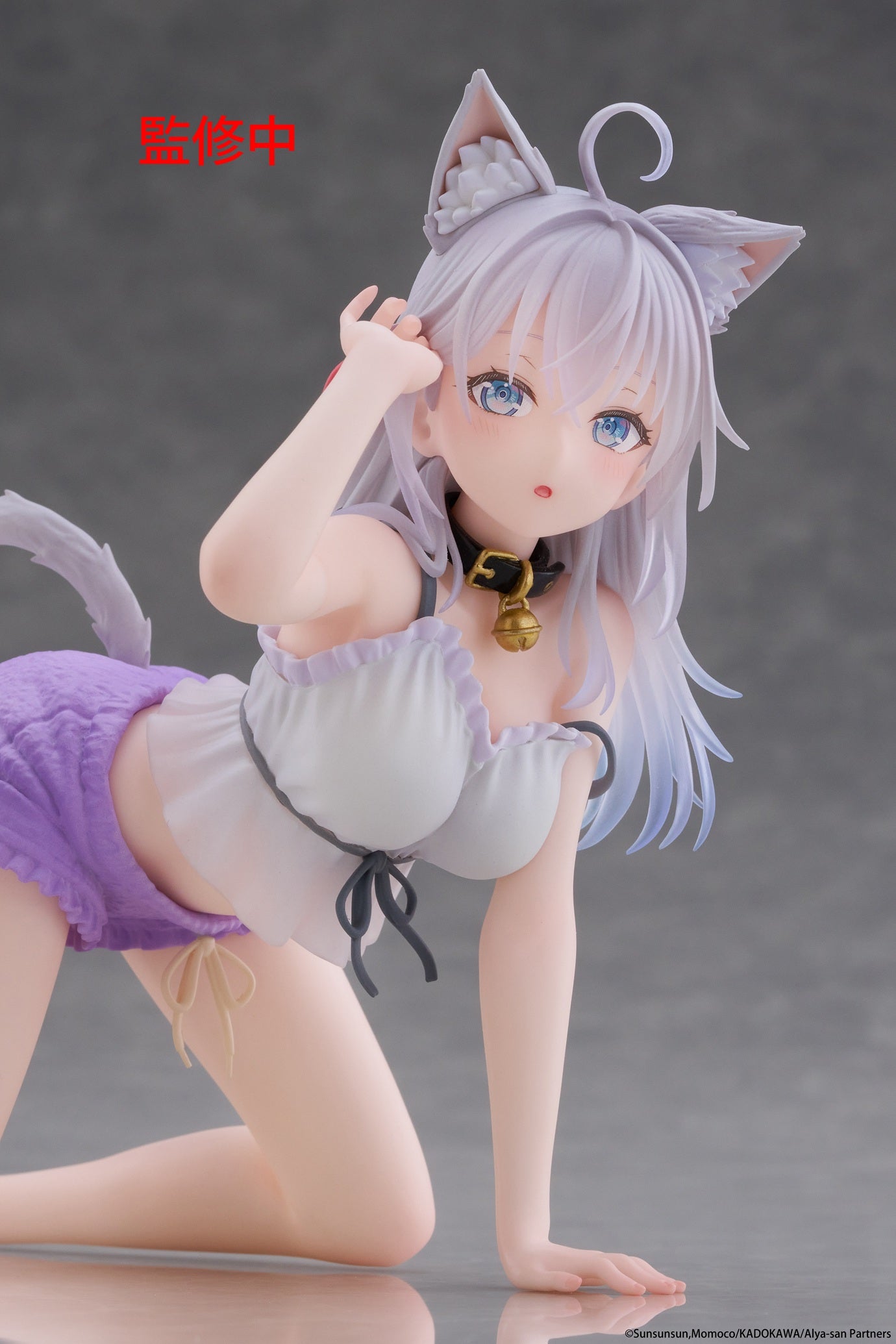 不時輕聲地以俄語遮羞的鄰座艾莉同學 Desktop Cute Figure 艾莉 貓耳居家服Ver.