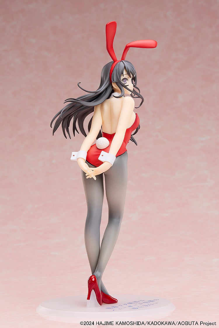 櫻島麻衣 紅色兔女郎 側面