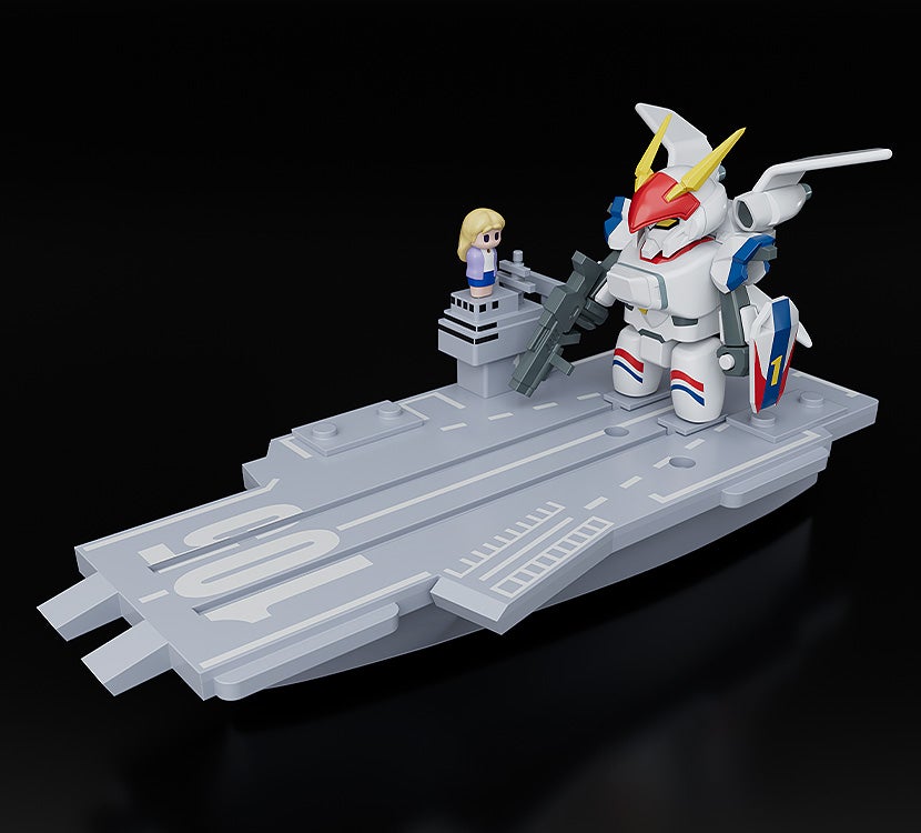 BRICKROID 龍騎兵1（片頭曲Ver.）＆航空母艦套組｜機甲戰記德拉古拿